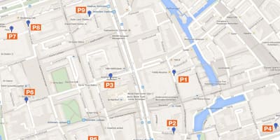 Карта Ротердама паркинг зона 